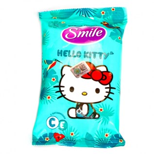 Թաց Անձեռոցիկ Smile Hello Kitty15հտնց 1