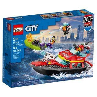 Կոնստրուկտոր LEGO City 60373 հրշեջ փրկարարական նավակ 144 կտոր 5+ 1