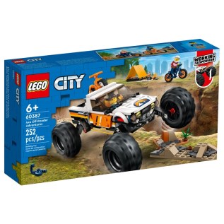 Կոնստրուկտոր LEGO City 60387 ամենագնաց 4x4 արկածները 252 կտոր 6+ 1
